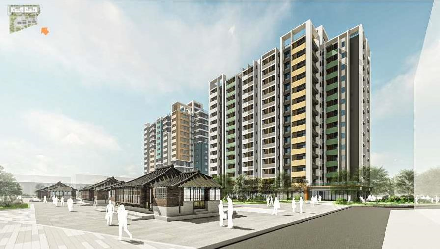 臺南市永康區「正強安居」社會住宅完工示意圖（圖／主辦單位提供）