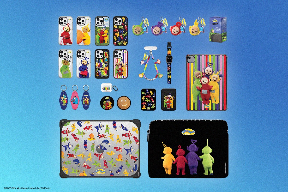 CASETiFY 正式宣布與風靡全球近 30 年的經典兒童節目「天線寶寶」合作推出聯名系列(圖/CASETiFY提供)