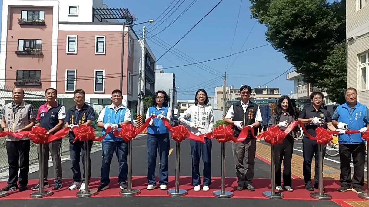 「苑裡鎮公民街危險瓶頸路口及路段改善計畫」完工通車典禮（圖/主辦單位提供）