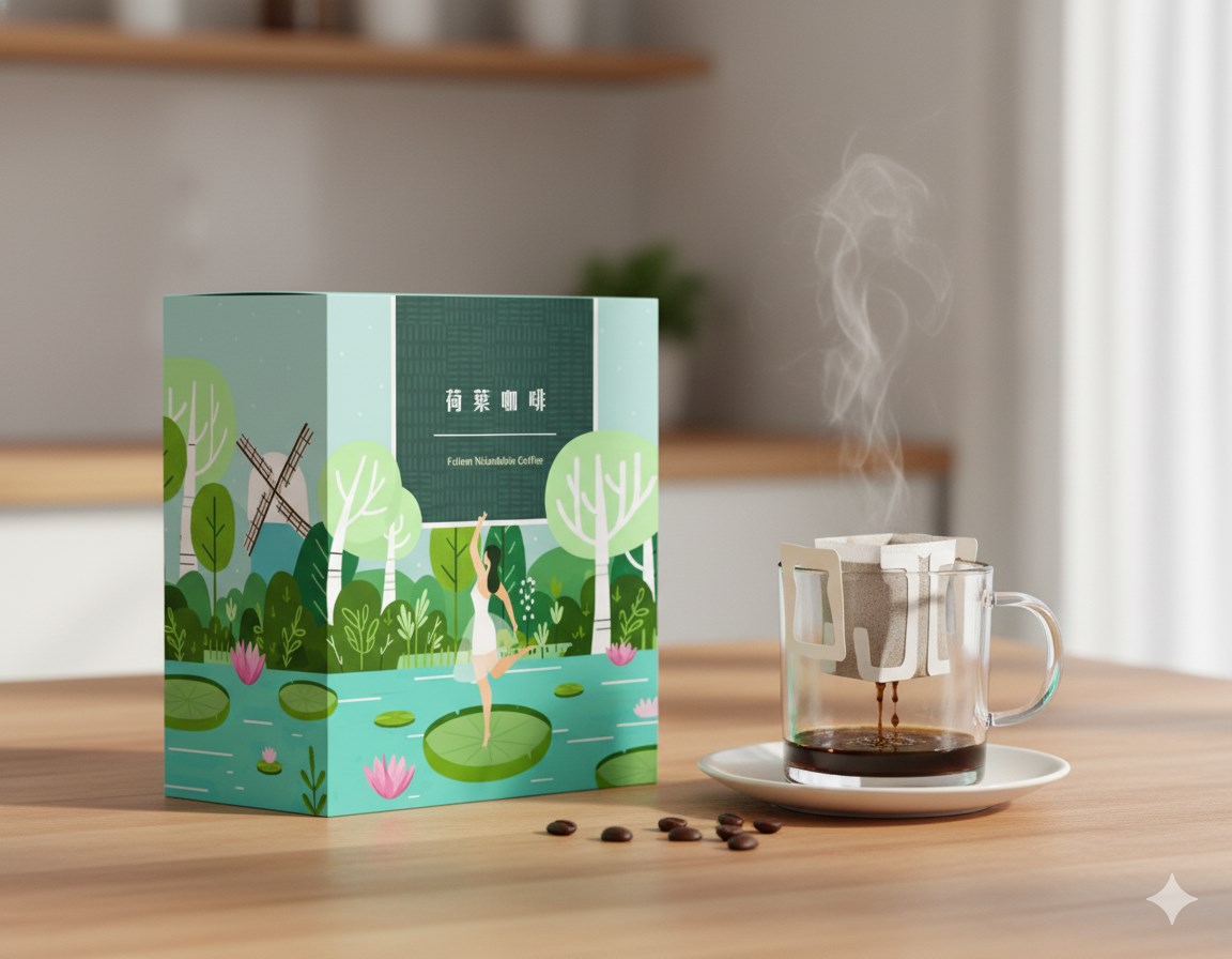 蓮荷園休閒農場-荷葉咖啡(圖/北觀處提供)