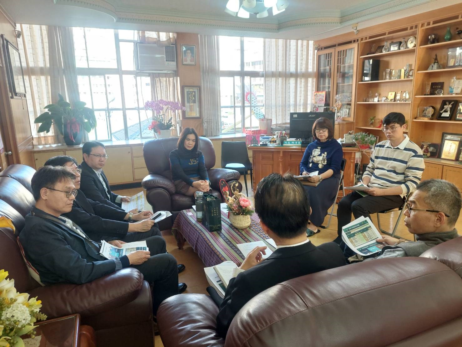 高餐大拜會樹德家商團隊進行交流技職教育銜接與合作 （圖／高雄餐旅大學提供）