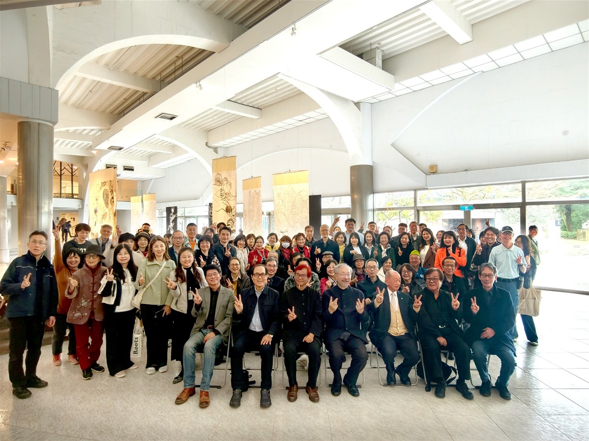 《界—莊連東個展》於2026年2月12日在金山朱銘美術館舉辦開幕活動(圖/朱銘美術館提供)