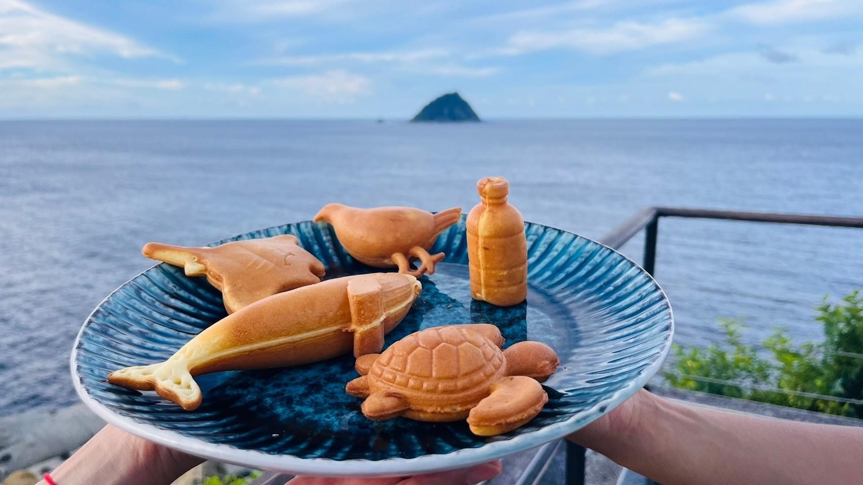 和平島地質公園內的禾口丘餐點(圖/北觀處提供)