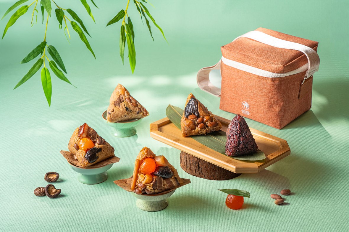 凱撒飯店連鎖2026年端午粽香禮盒組「凱撒珍饌・粽星雲集」，集結五款人氣粽品，滿足多元口味需求。(圖/凱撒飯店連鎖提供)